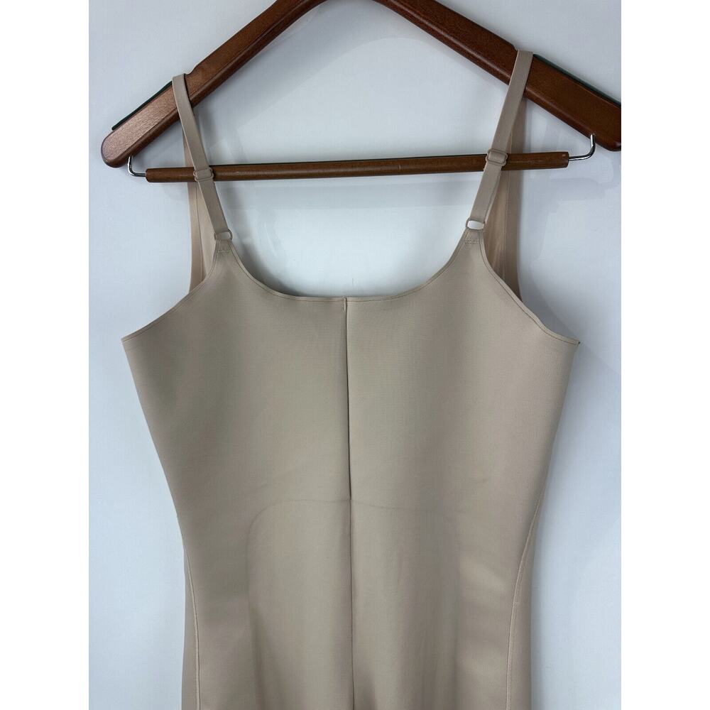 Chantelle Basic Shaping Open Bust Mid Thigh Shaper Nude Sand US Size XL EUC - Picture 15 of 16